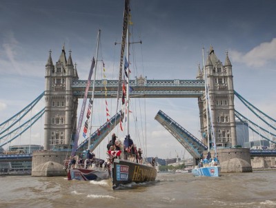 Clipper Race Sails for London